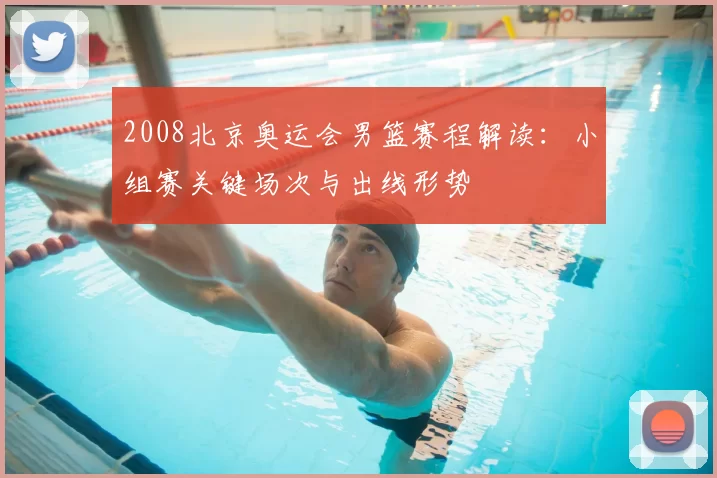 2008北京奥运会男篮赛程解读:小组赛关键场次与出线形势